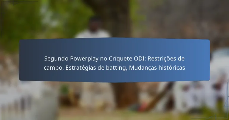 Segundo Powerplay no Críquete ODI: Restrições de campo, Estratégias de batting, Mudanças históricas